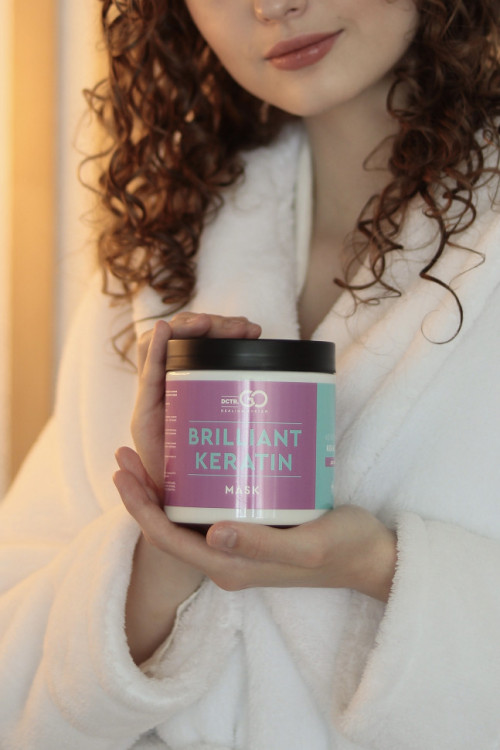 Kератиновая маска для любого типа волос 250 мл. Keratin SPA hair repair в Кургане