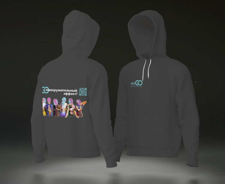 Худи с логотипом Dctr.Go в Кургане