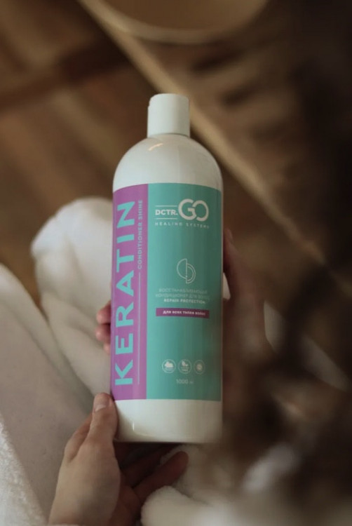 Dctr.Go. Увлажняющий кондиционер бальзам с кератином для волос 1000 мл в Кургане